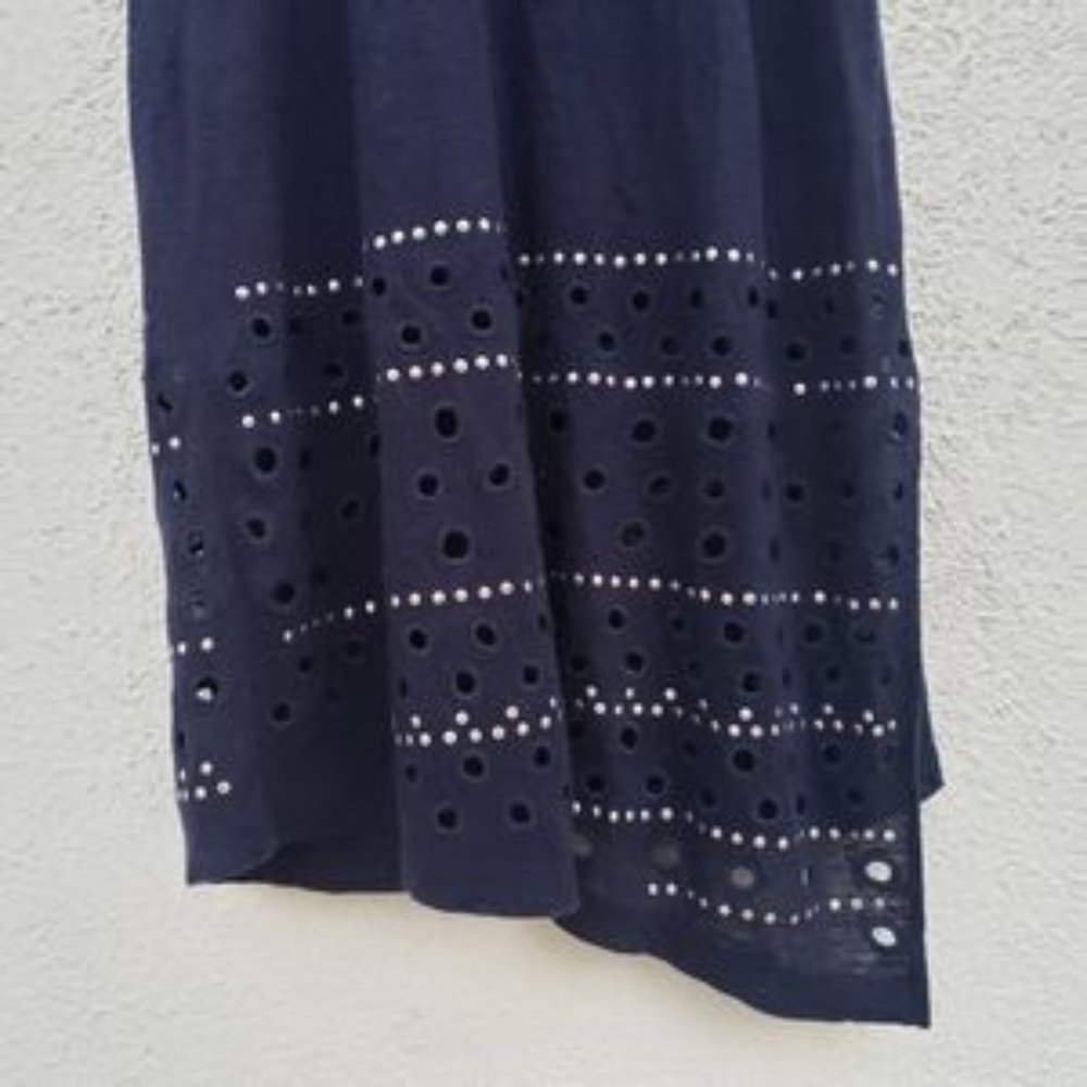 REBECCA MINKOFF Linen Studded Asymmetrical - Picture 7 of 8